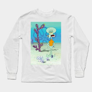 Squidward Long Sleeve T-Shirt